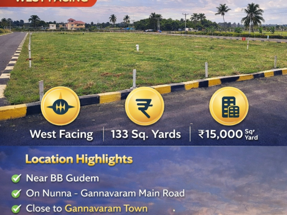 Premium Open Plot for Sale – Gannavaram