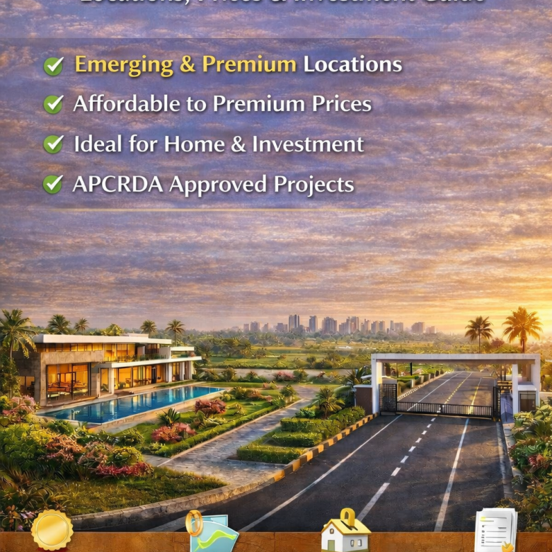 Open Plots in Vijayawada – Price Trends, Best Locations & Investment Guide (2026)